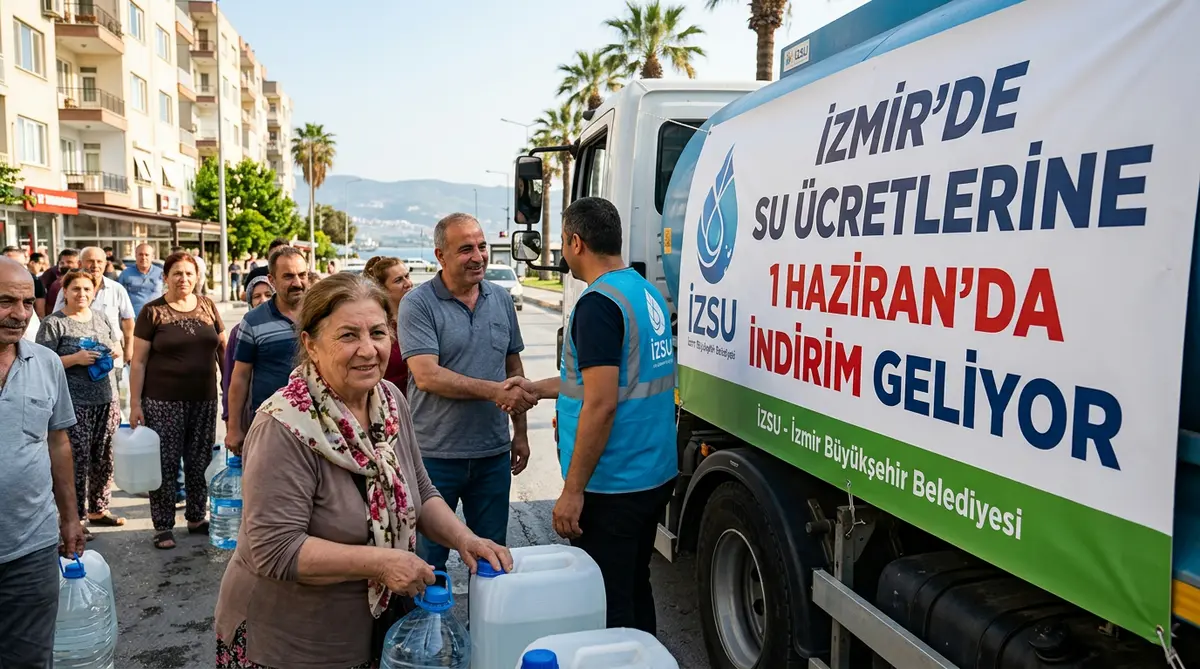 İzmir'de Su Ücretlerine 1 Haziran'da İndirim Geliyor