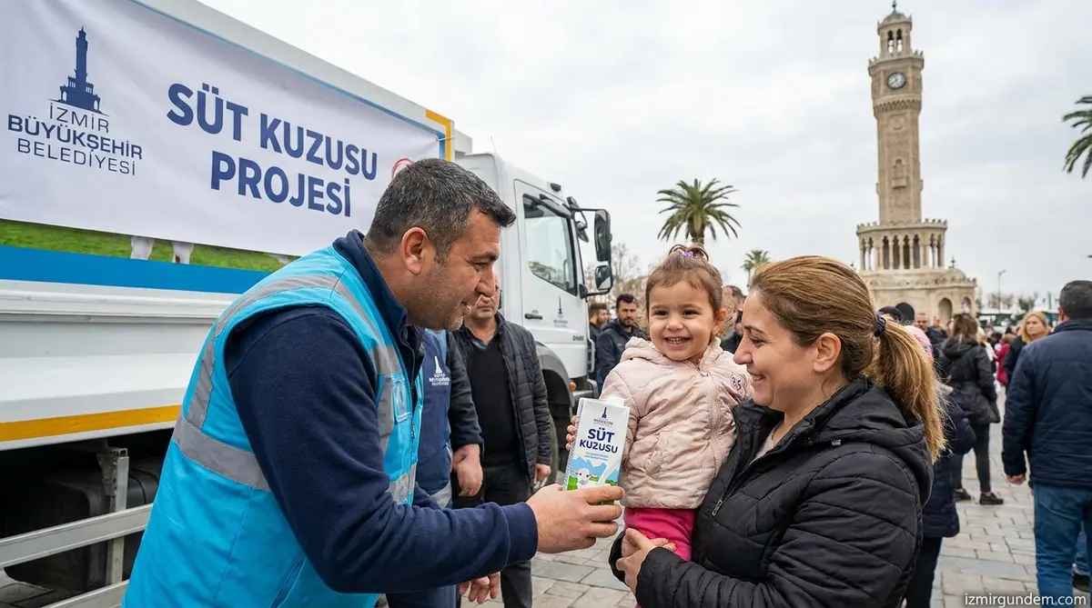 İzmir'de Süt Kuzusu Dağıtımı Yeniden Başladı