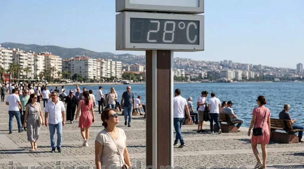 İzmir'de Termometreler 28 Dereceyi Görecek: 1...