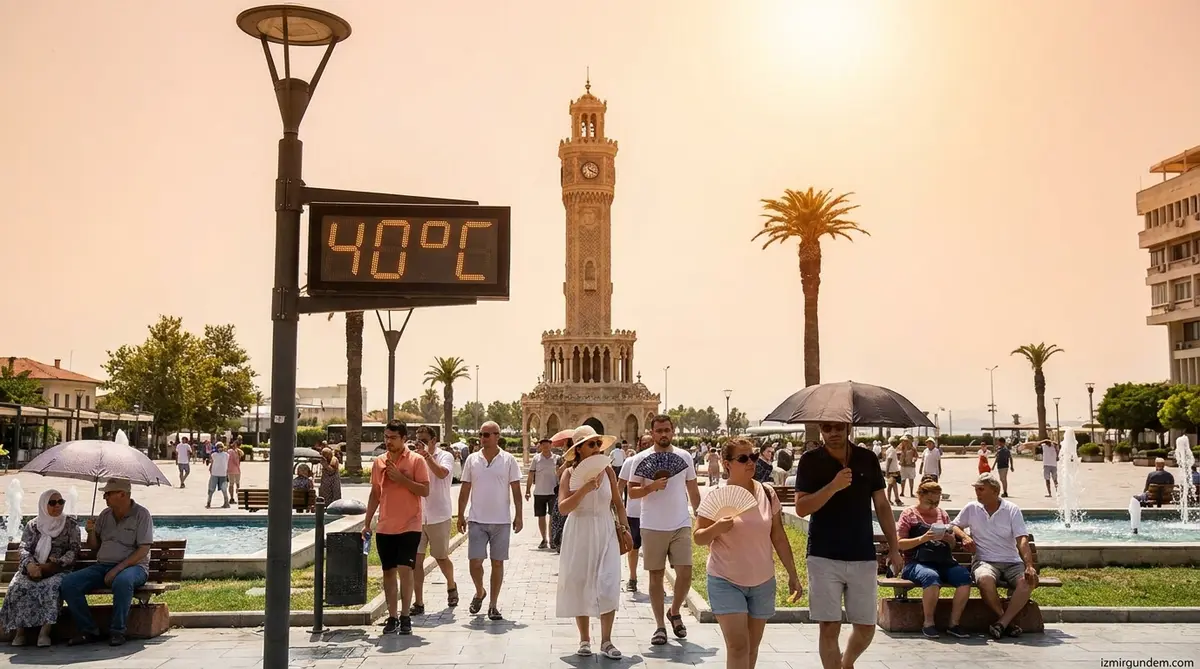 İzmir'de Termometreler 40 Dereceyi Görecek: Kavurucu Sıcak Uyarısı