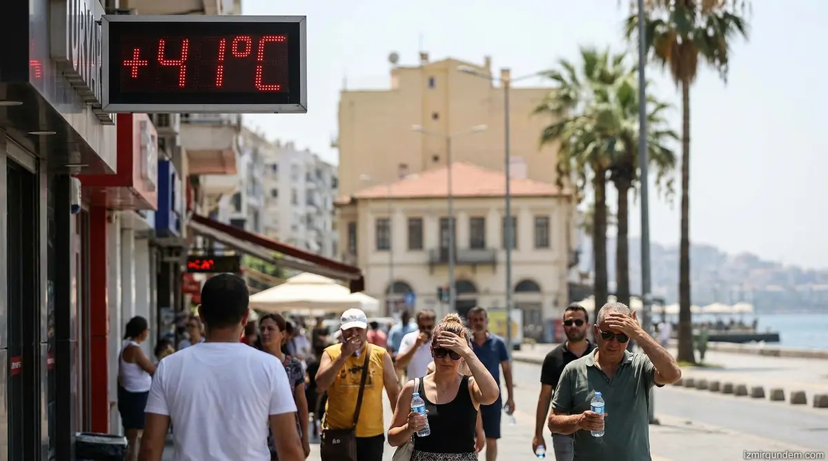İzmir'de Termometreler 41 Dereceyi Görecek: 18 Temmuz Uyarısı