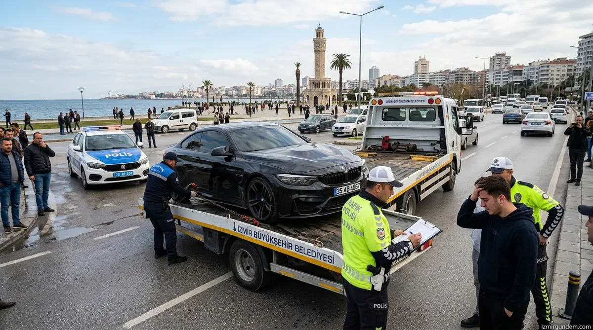 İzmir'de Trafik Magandasına Rekor Ceza: 380 Bin TL ve 120 Gün Men