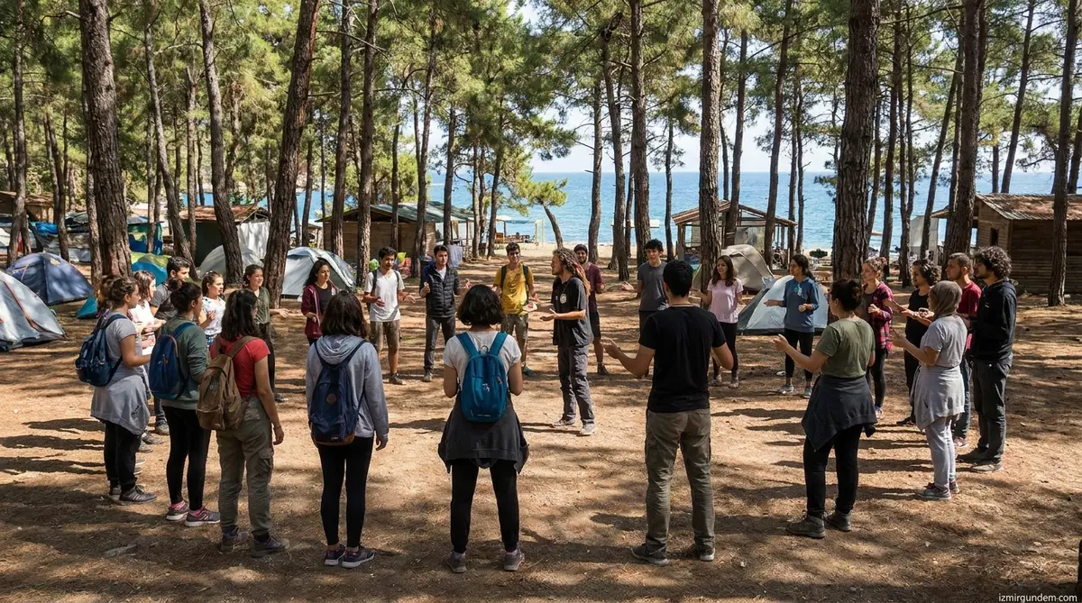 İzmir'de Uluslararası Drama Kampı: 3 Ülkeden 31 Genç Buluştu