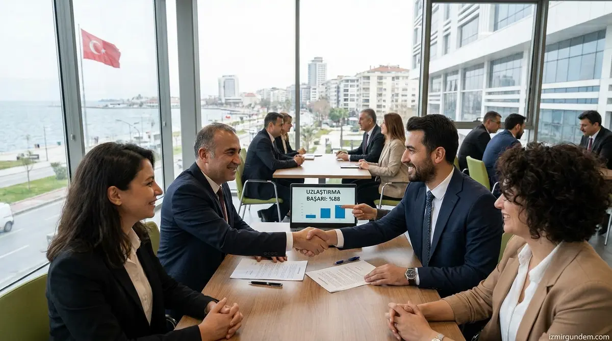 İzmir'de Uzlaştırma Dosyalarında Yüzde 88 Başarı Oranı