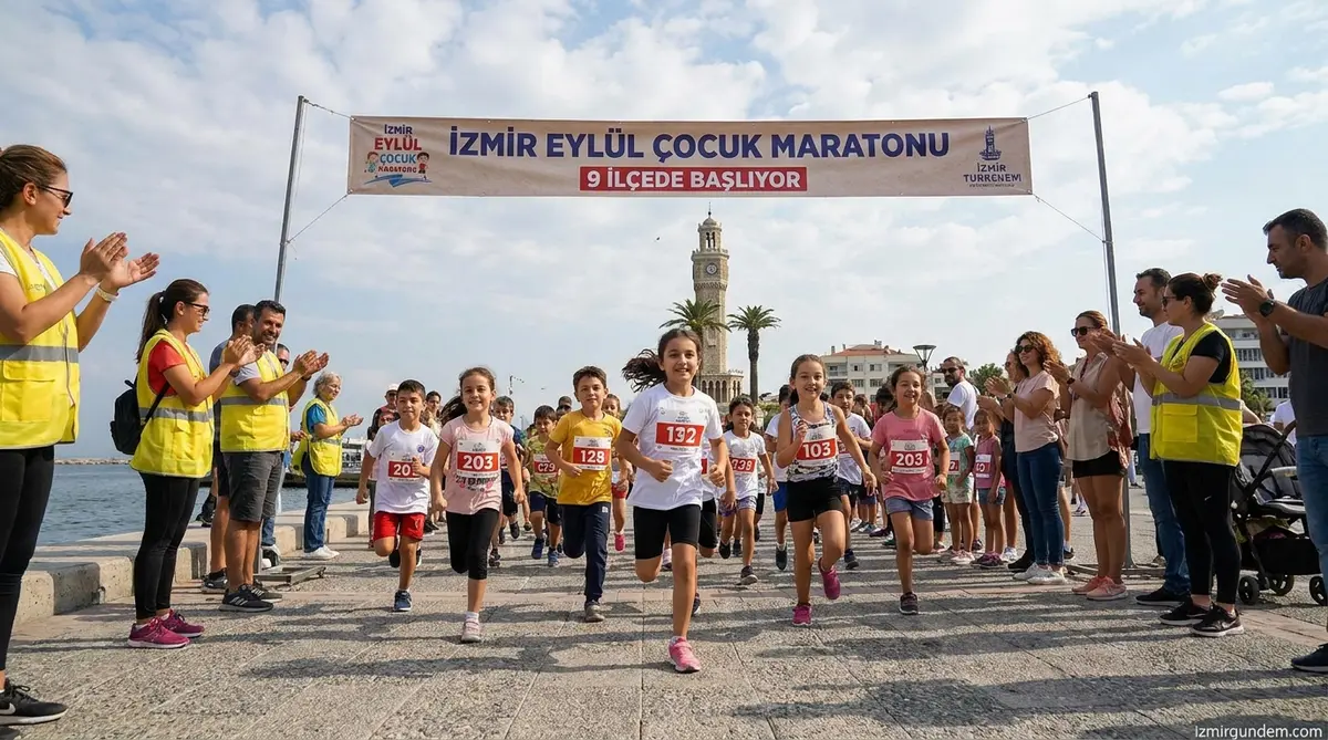 İzmir'de Çocuklar İçin Eylül Maratonu 9 İlçede Başlıyor