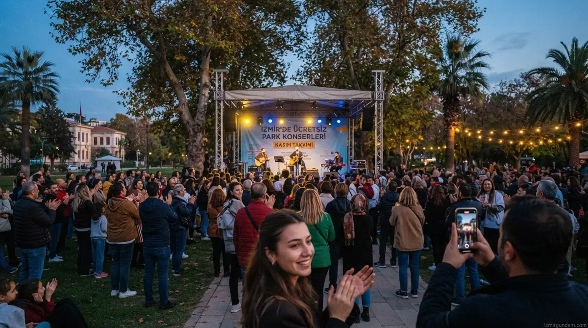 İzmir'de Ücretsiz Park Konserleri Başlıyor: İşte Kasım Takvimi