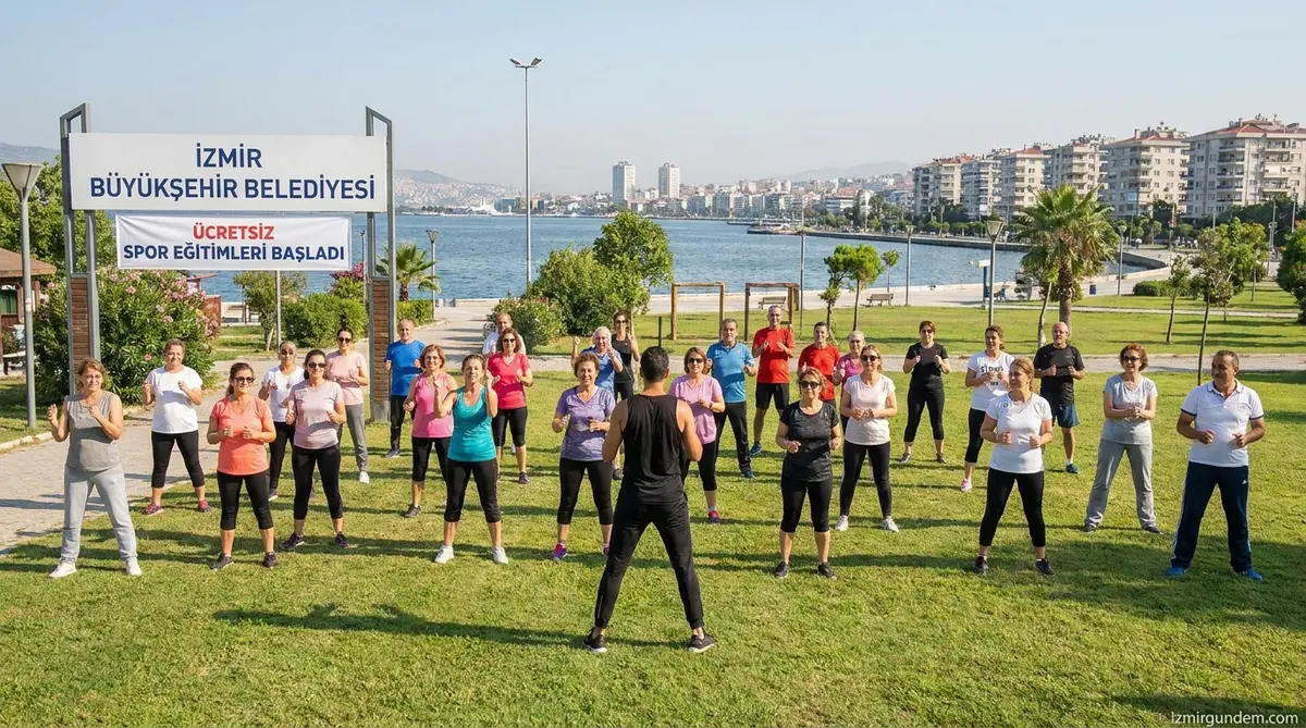 İzmir'de Ücretsiz Spor Dönemi: Parklar Spor...