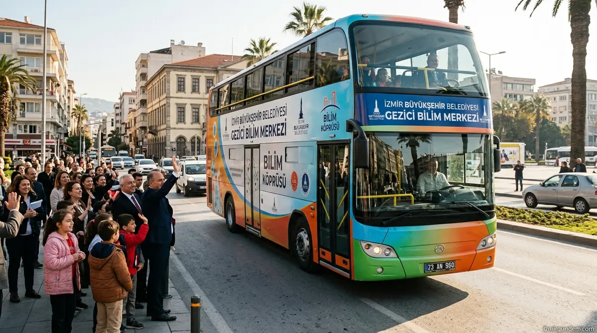 İzmir'den Adıyaman'a Bilim Köprüsü: Gezici Bilim Otobüsü Yola Çıktı