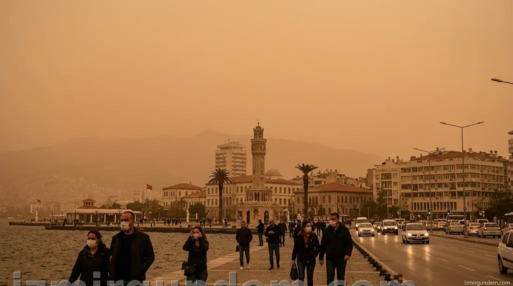 İzmir'e Sahra Çölü'nden Toz Geliyor: Meteoroloji'den Sarı Kodlu Uyarı