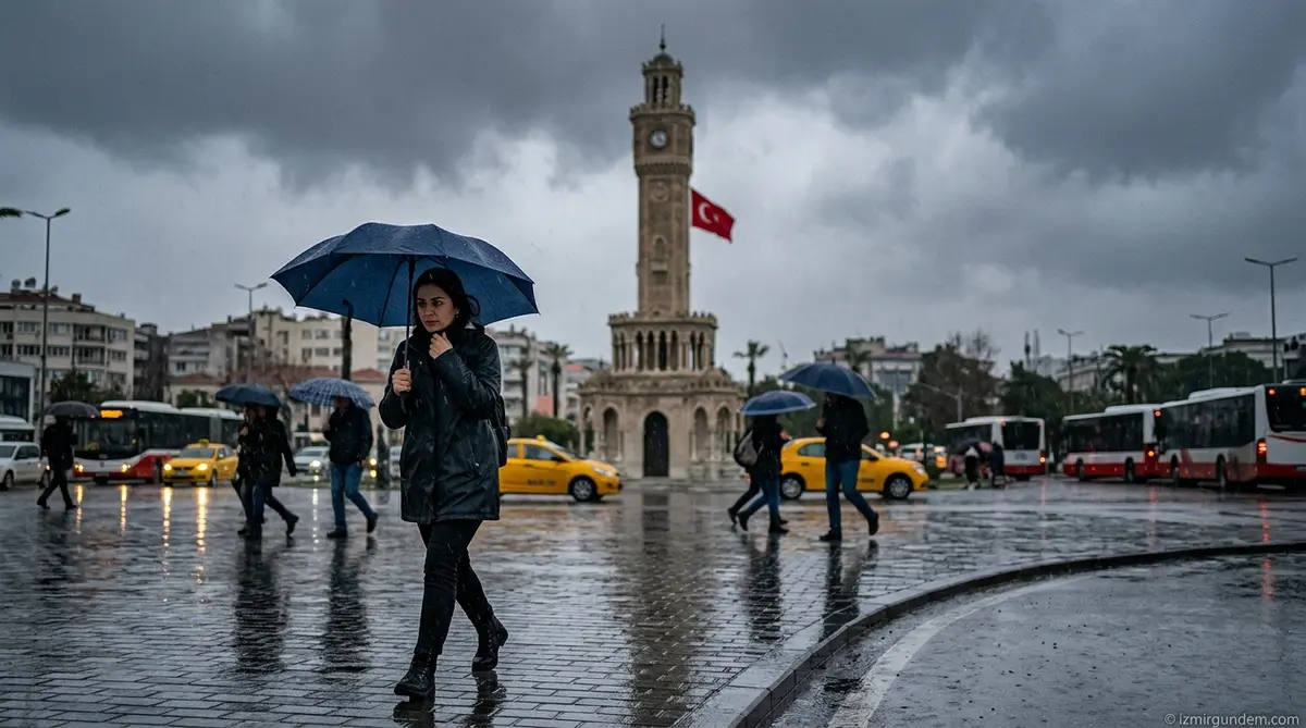 İzmir'e Sağanak Yağış Uyarısı: 31 Mart Salı Gününe Dikkat