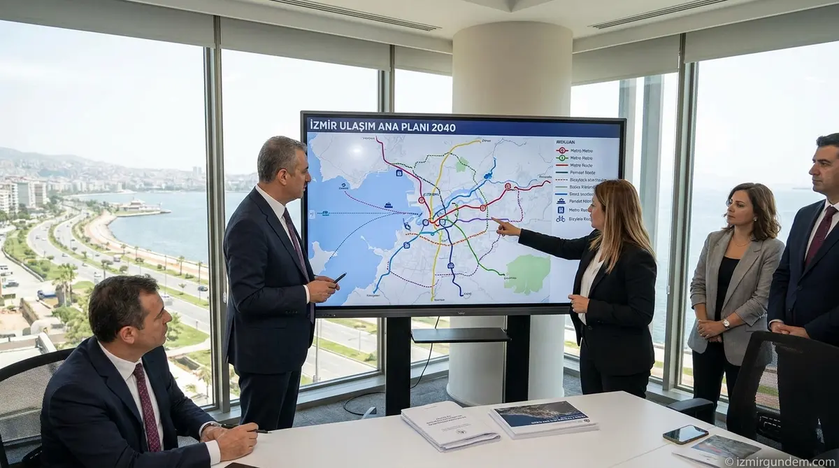 İzmir'in 2040 Ulaşım Yol Haritası Şekilleniyor