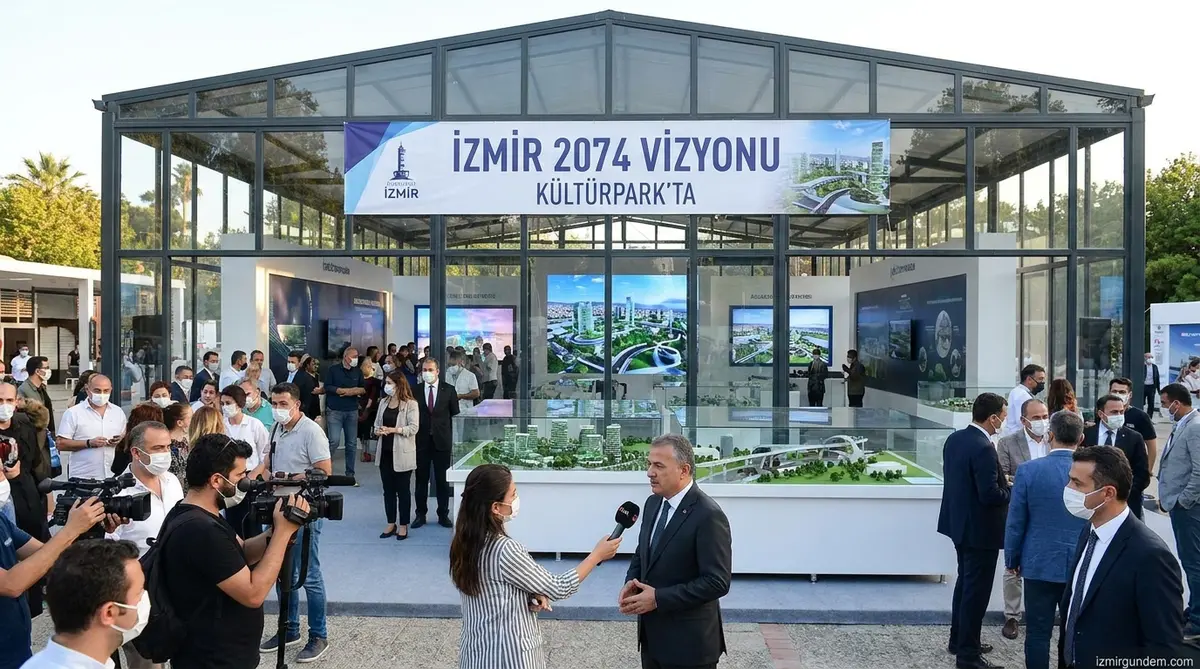 İzmir'in 2074 Vizyonu Kültürpark'ta Sergileniyor