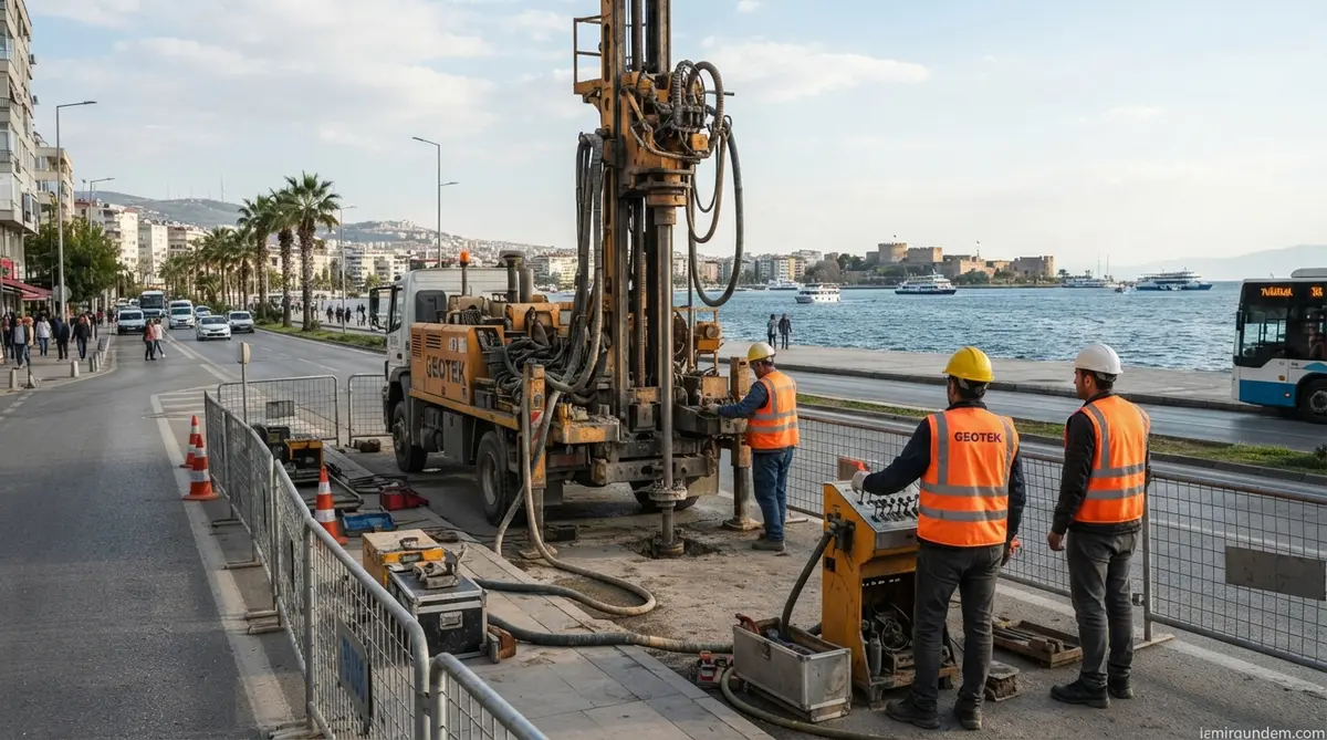 İzmir'in Deprem Röntgeni Çekiliyor: Konak'ta 40 Sondaj Tamamlandı