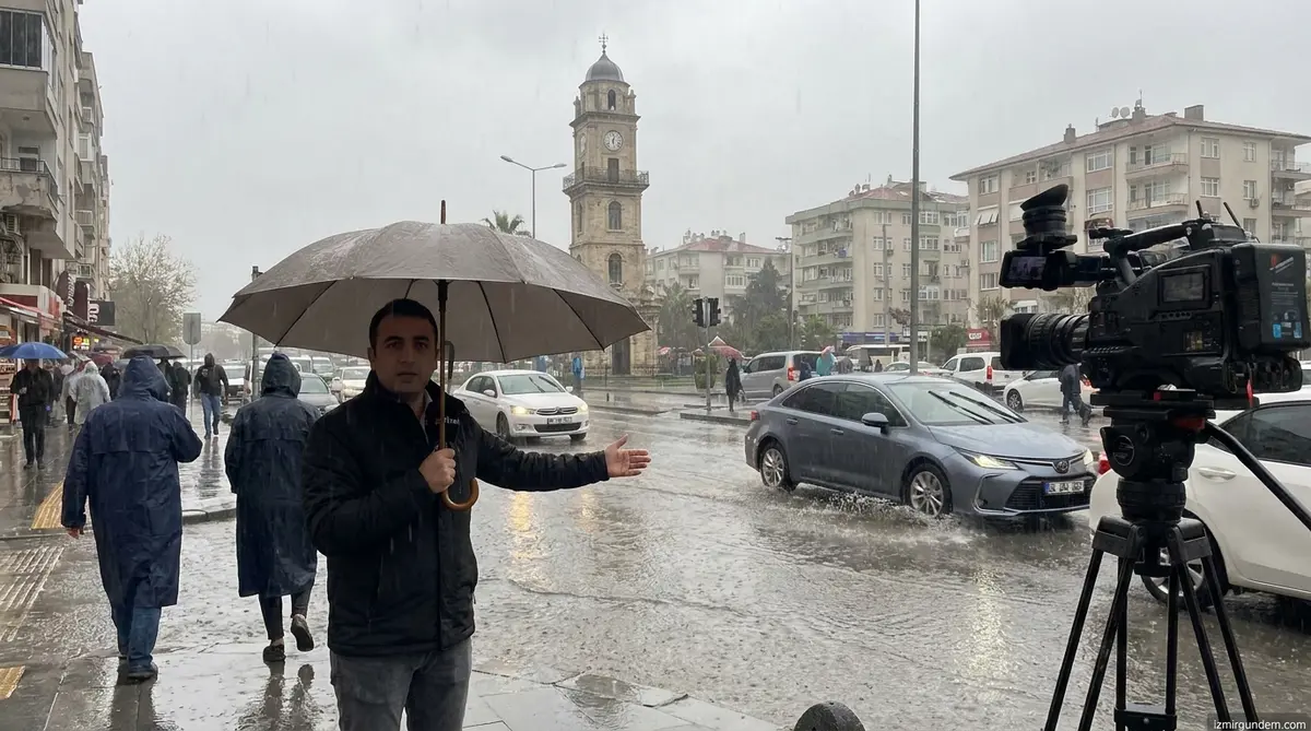 İzmir'in Doğusuna Kuvvetli Sağanak Uyarısı