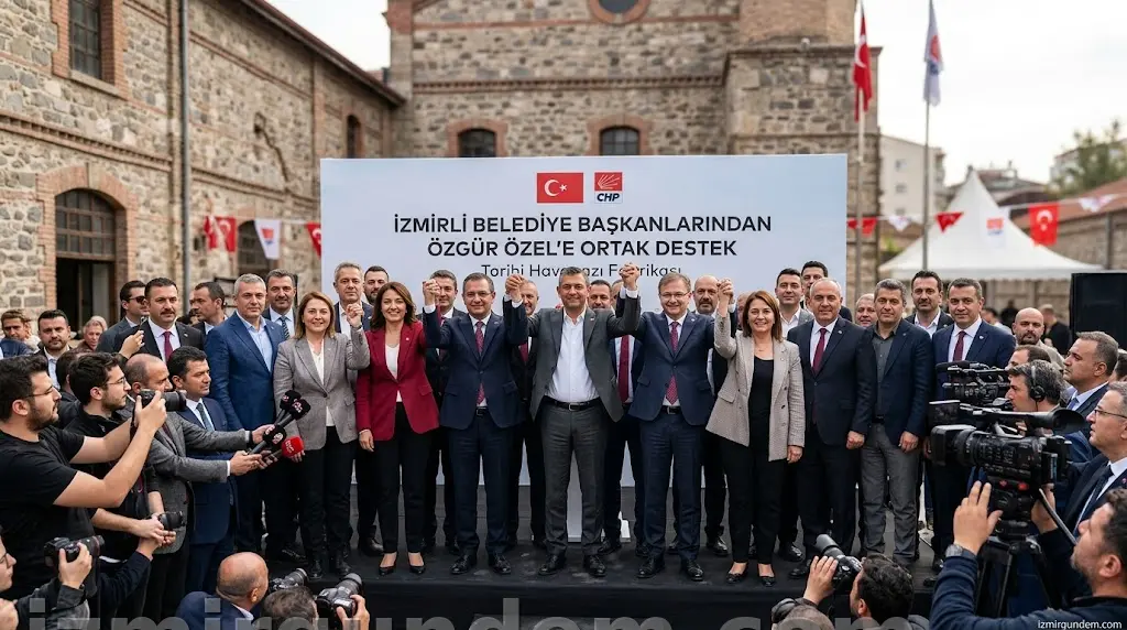 İzmirli Başkanlardan Özgür Özel'e Ortak Destek