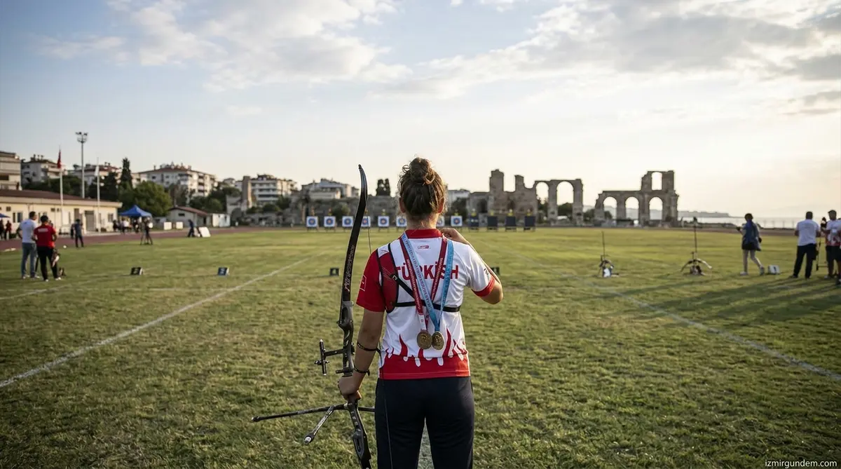 İzmirli Okçu Dünya Yenihayat Roma'da Avrupa Şampiyonu Oldu