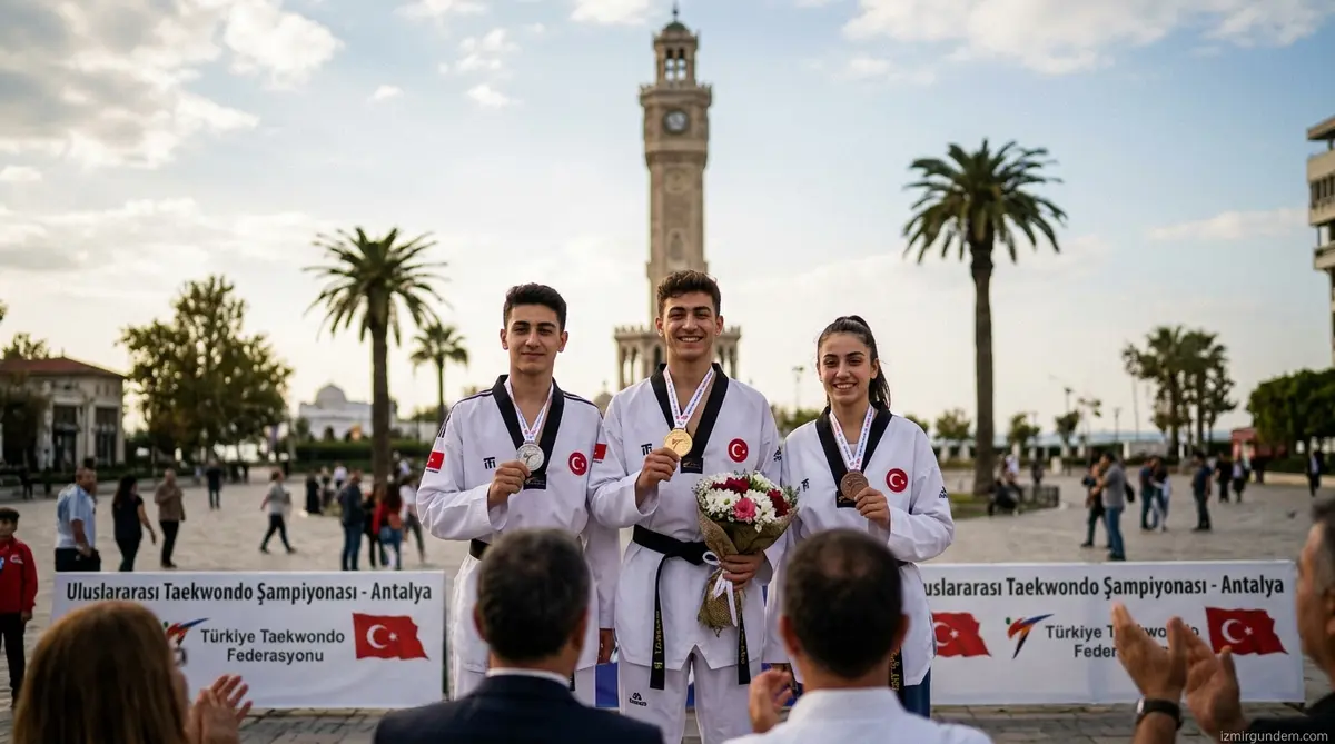 İzmirli Tekvandoculardan Uluslararası Başarı: Antalya'da 3 Madalya