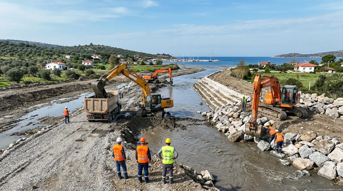 İZSU Yarımada'da Kış Mesaisinde: 399 Kilometre Kanal Temizlendi