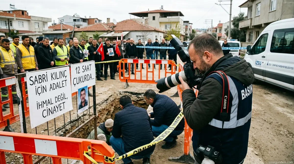 İZSU Çalışanı Sabri Kılınç'ın Ölümünde İhmal İddiaları: 12 Saat Çukurda...