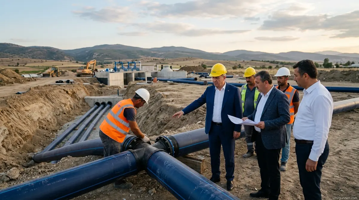 İZSU'dan 12 İlçeye 525 Milyonluk Dev Su Yatırımı