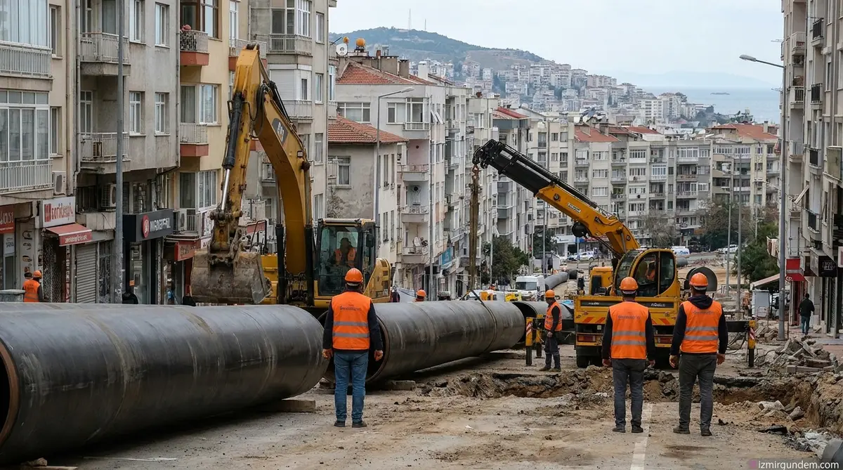 İZSU'dan 5 İlçeye 750 Milyonluk Dev Altyapı Yatırımı
