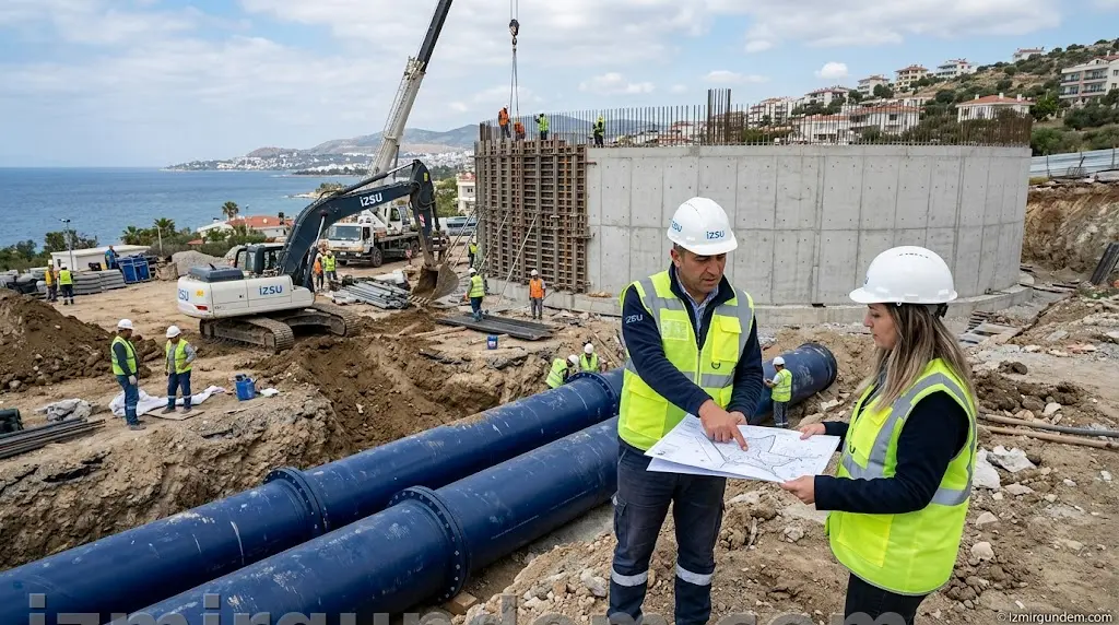 İZSU'dan Güzelbahçe'ye 15 Milyonluk Su Yatırımı