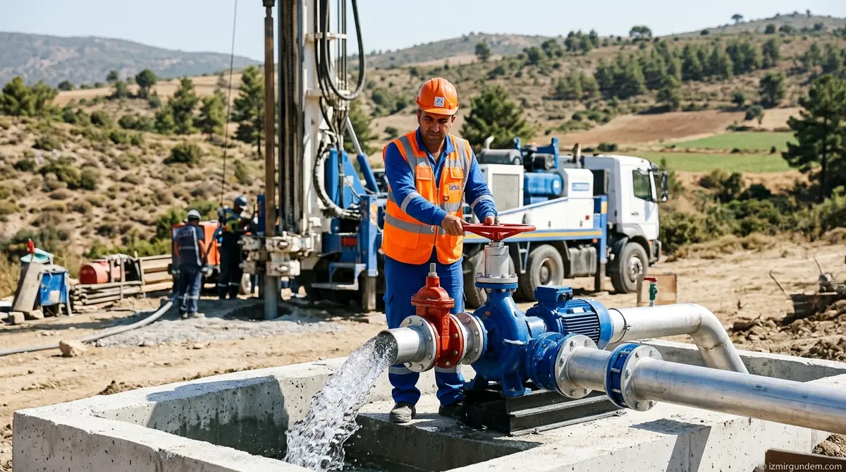 İZSU'dan İzmir'e 32 Milyonluk Su Yatırımı: 4 İlçede 29 Yeni Kuyu Açılıyor
