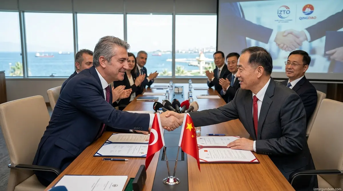 İZTO ve Çinli Qingdao Arasında Dev Ticaret Anlaşması İmzalandı