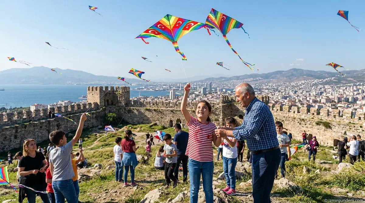 Kadifekale’de Uçurtma Şenliği: Gökyüzü Renklendi