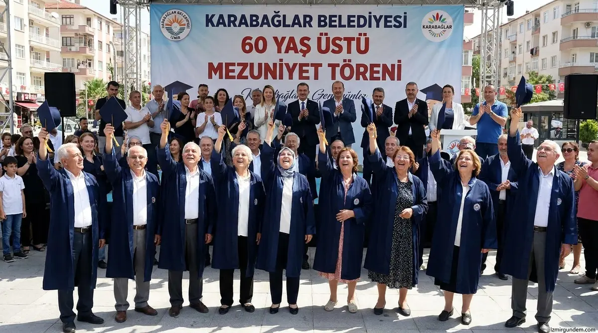 Karabağlar'da 60 Yaş Üstü Kursiyerler Kep Attı