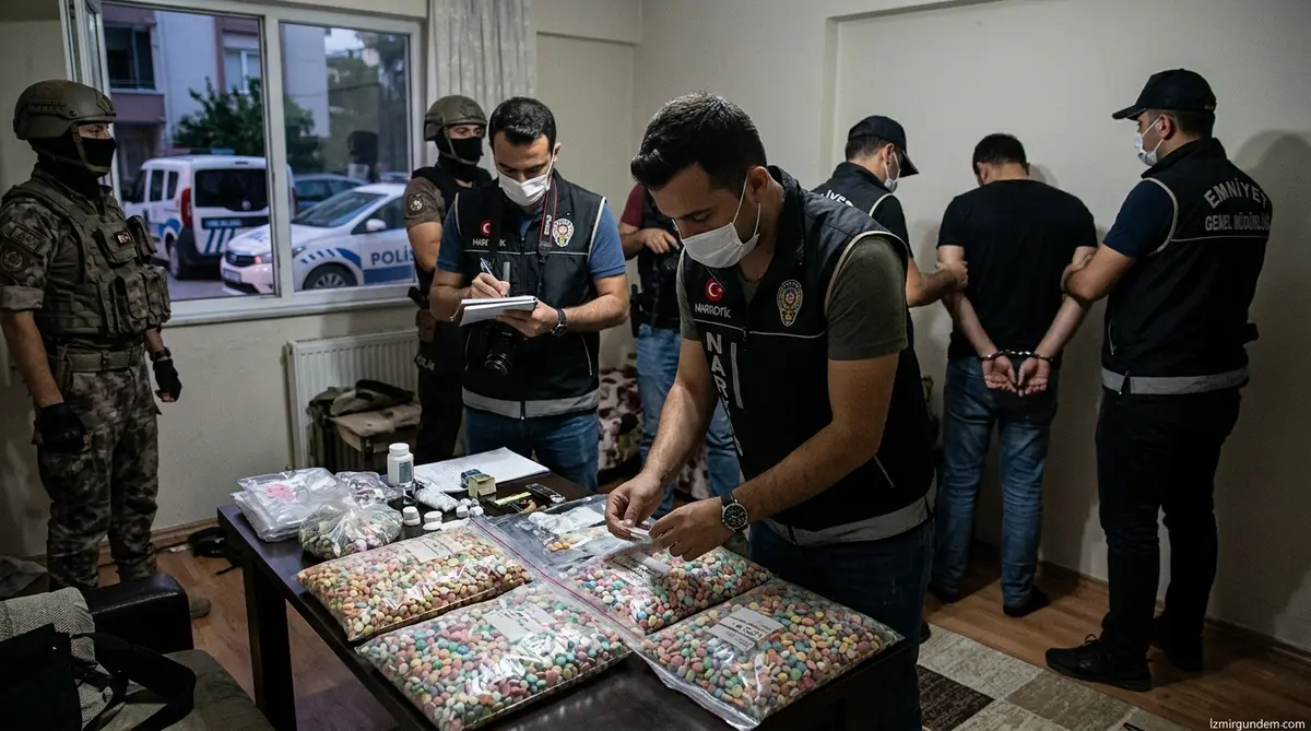 Karabağlar'da Uyuşturucu Operasyonu: 24 Bin Hap Ele...