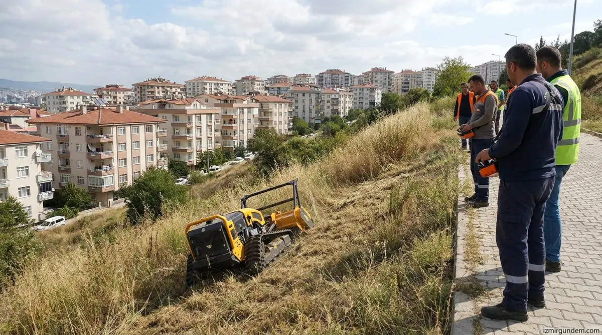 Karabağlar'da Yangın Önlemi: Uzaktan Kumandalı Dönem Başladı