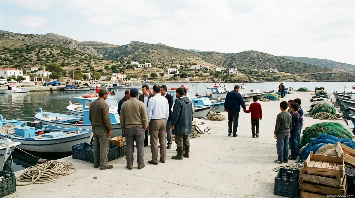 Karaburun Tepeboz'da Balıkçılara Destek ve Çocuklara Saha Müjdesi