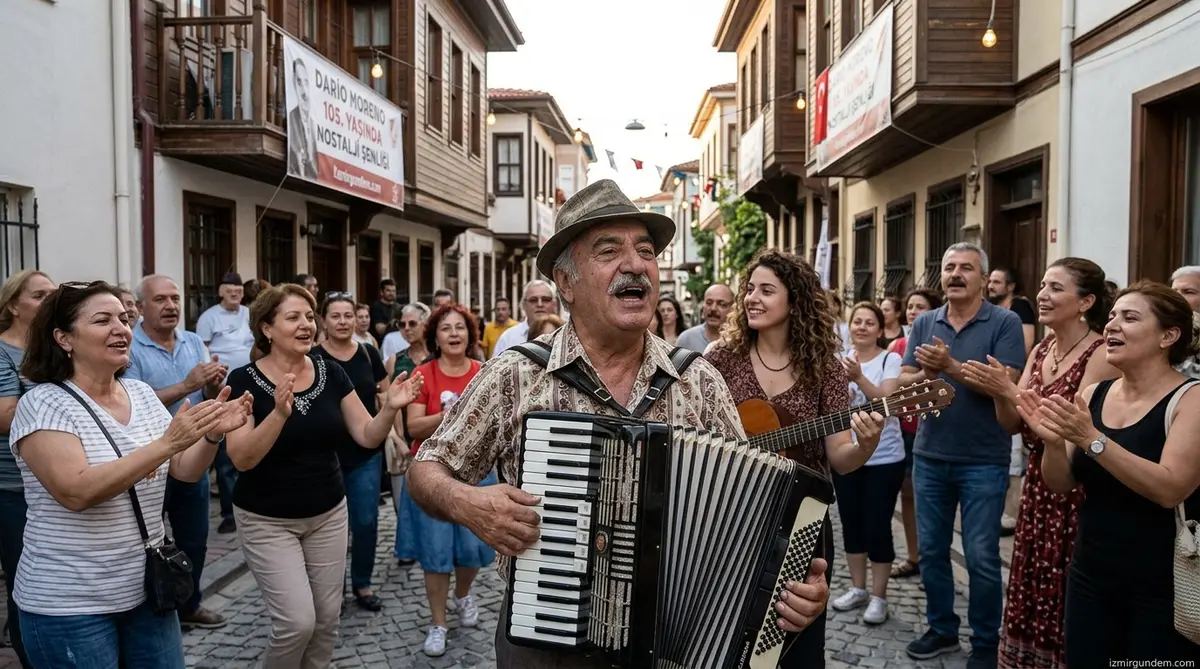 Karataş'ta Nostalji Rüzgarı: Dario Moreno 105. Yaşında Sokak Şenliğiyle...