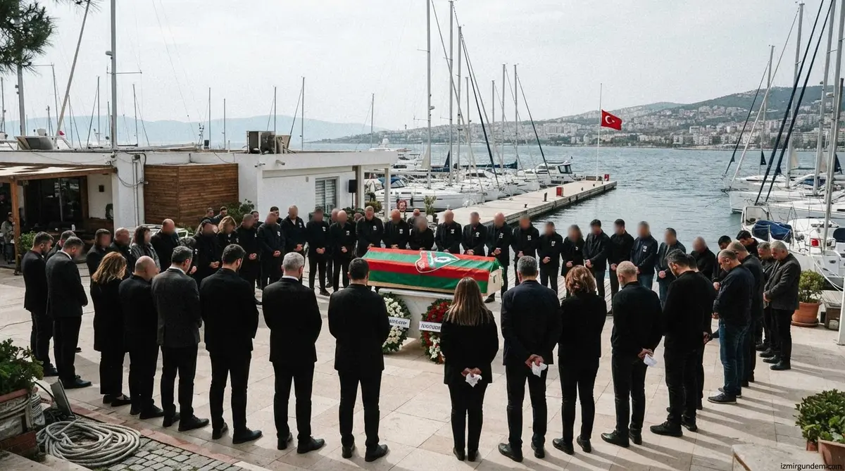 Karşıyaka İbrahim Palaoğlu’na veda etti: Yeni Foça’da defnedildi