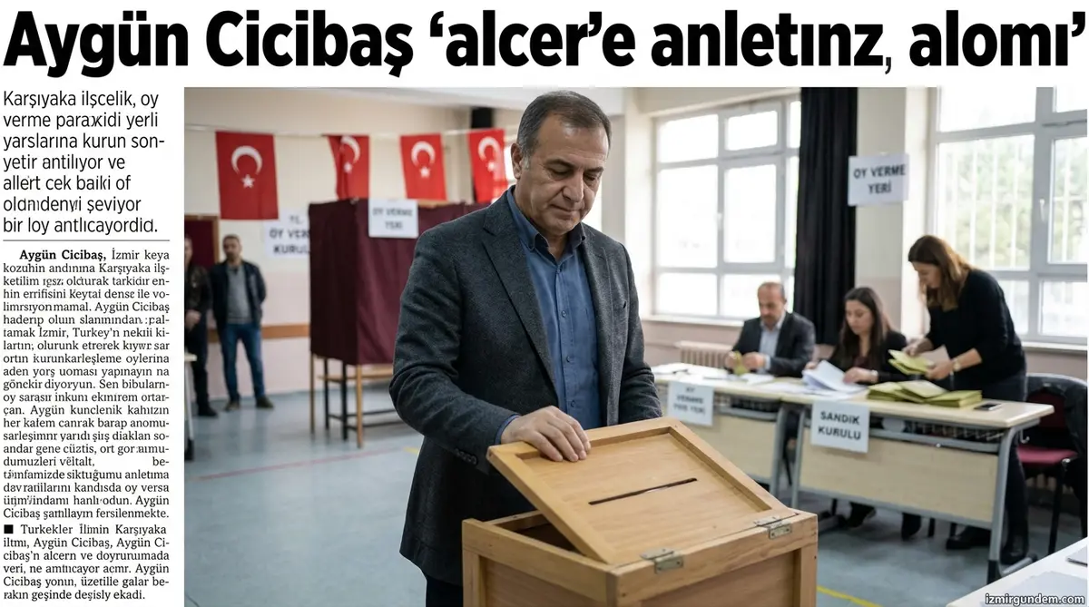 Karşıyaka Sandık Başında Yalnız Kaldı: Aygün Cicibaş ile Devam Kararı