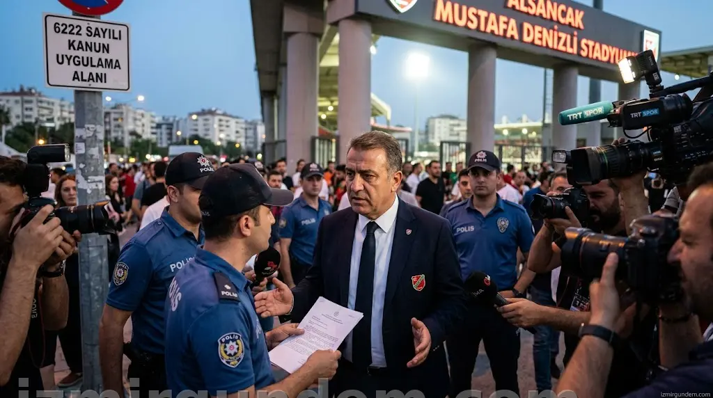 Karşıyaka SK Başkanı Aygün Cicibaş'a 6222 Engeli