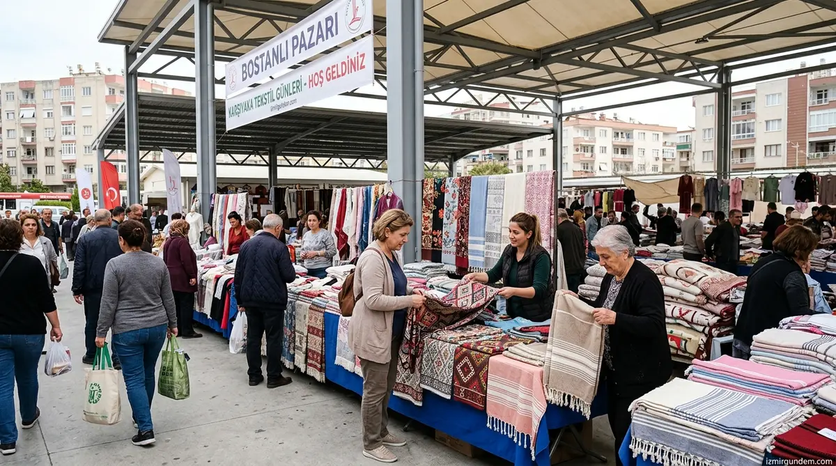 Karşıyaka Tekstil Günleri Bostanlı Pazar Yeri'nde Başlıyor