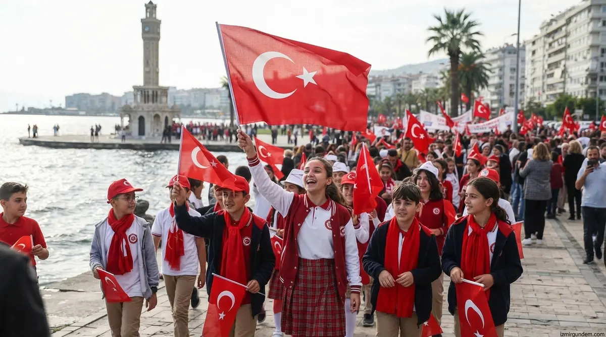 Karşıyaka ve Konak'ta 29 Ekim: İzmirli Öğrenciler Cumhuriyet İçin