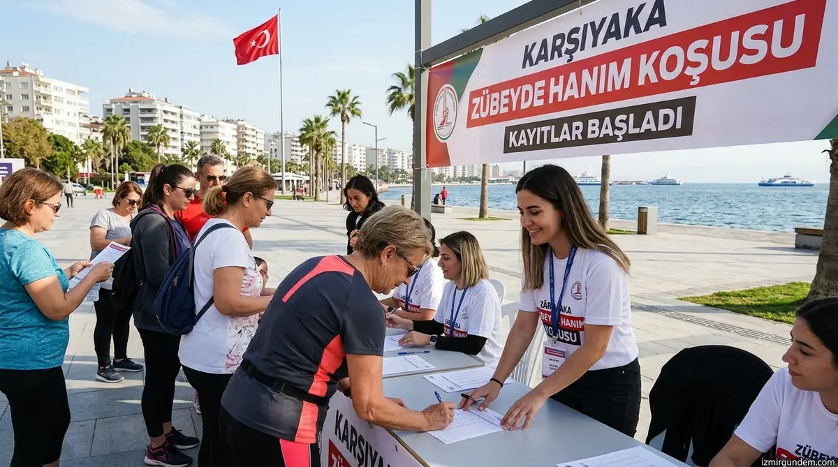 Karşıyaka Zübeyde Hanım Koşusu İçin Kayıtlar Başladı