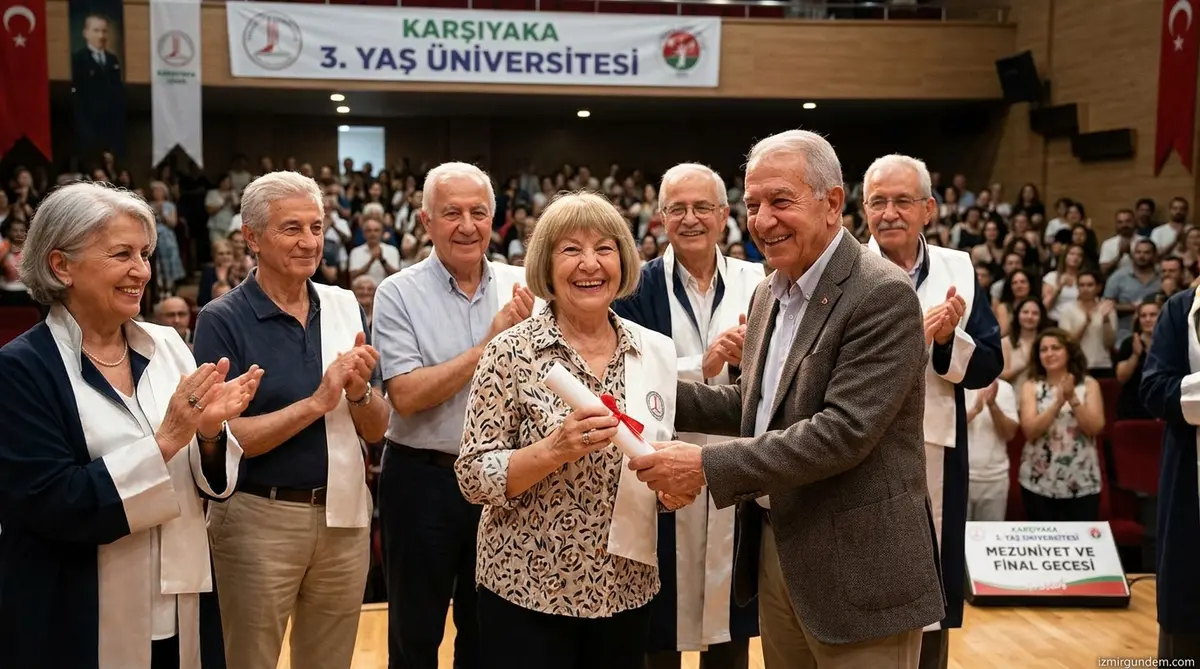 Karşıyaka'da 3. Yaş Üniversitesi'nde Muhteşem Final