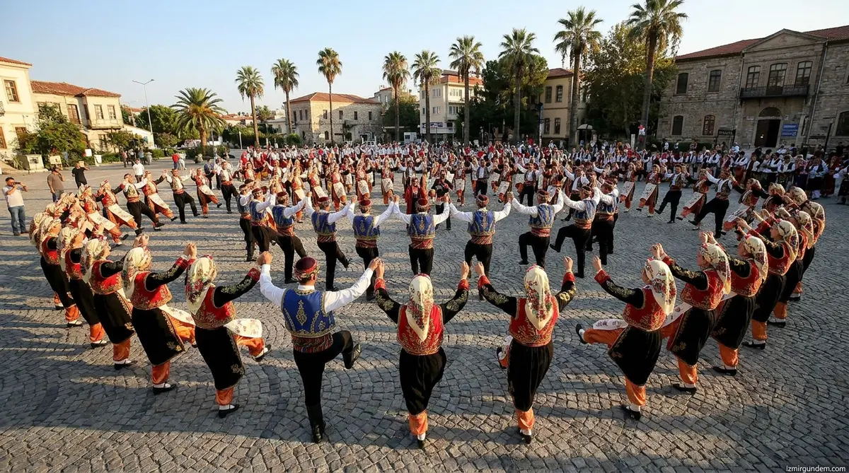 Karşıyaka’da 510 Dansçıyla Anadolu Rüzgarı Esti
