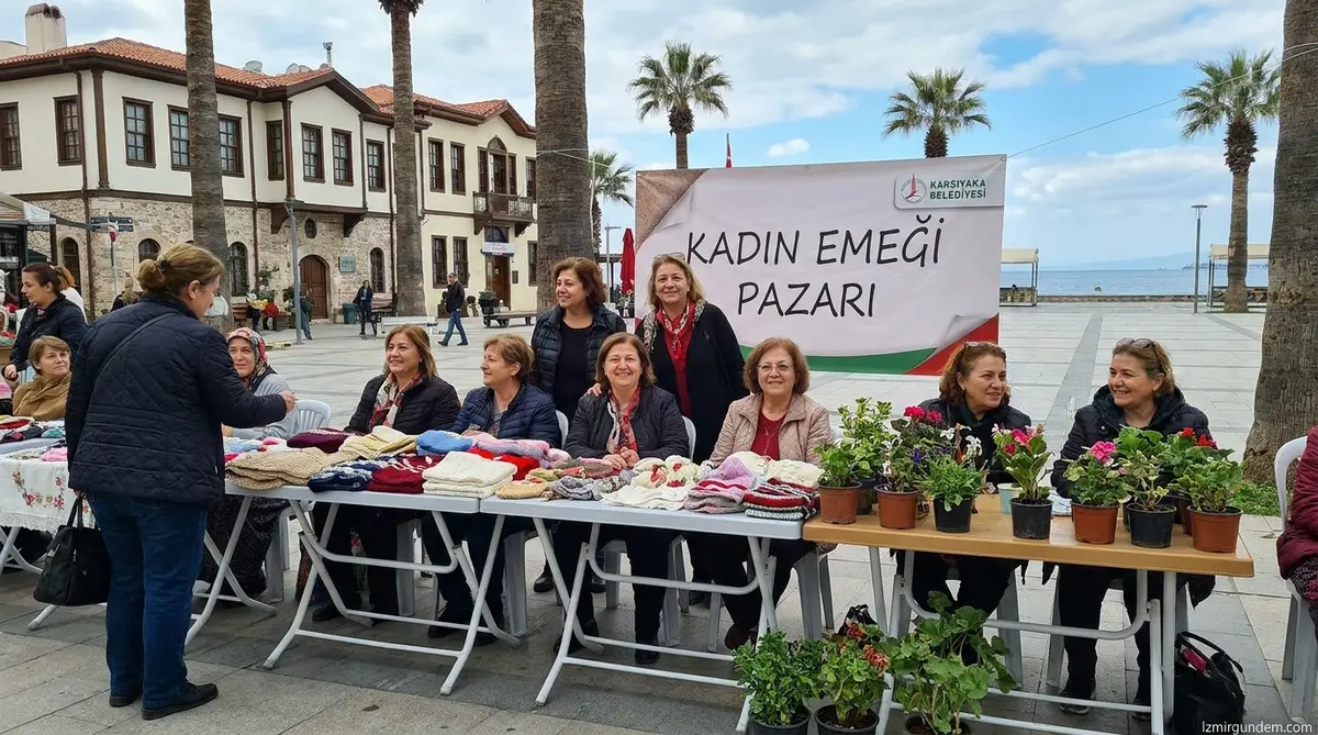 Karşıyaka'da 850 Kadın El Emeğini Kazanca Dönüştürdü