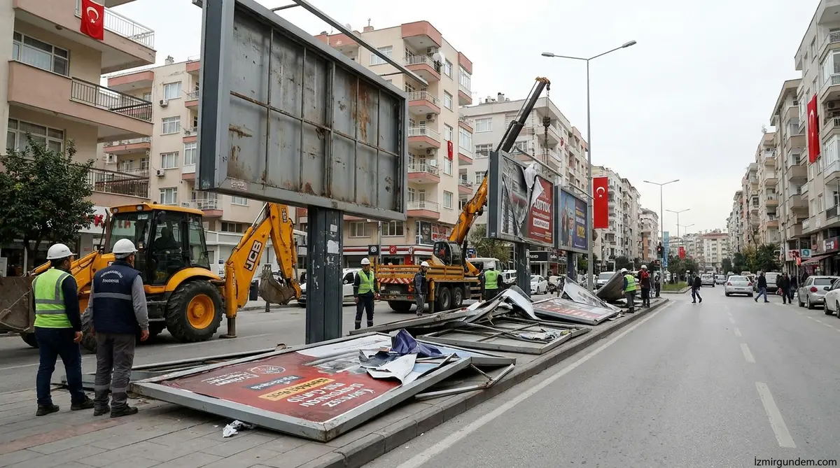 Karşıyaka'da Billboard Krizi: Büyükşehir'den 1.5 Milyon TL Ceza