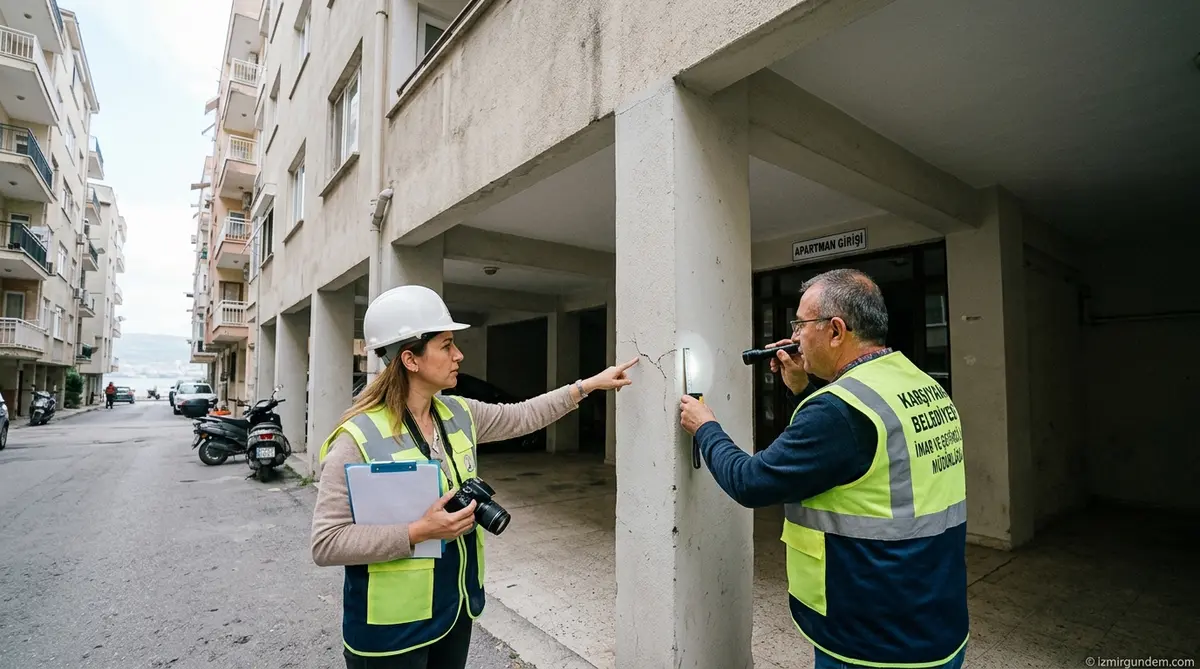 Karşıyaka'da Binalara Sıkı Denetim: Ortak Alanlar Mercek Altında