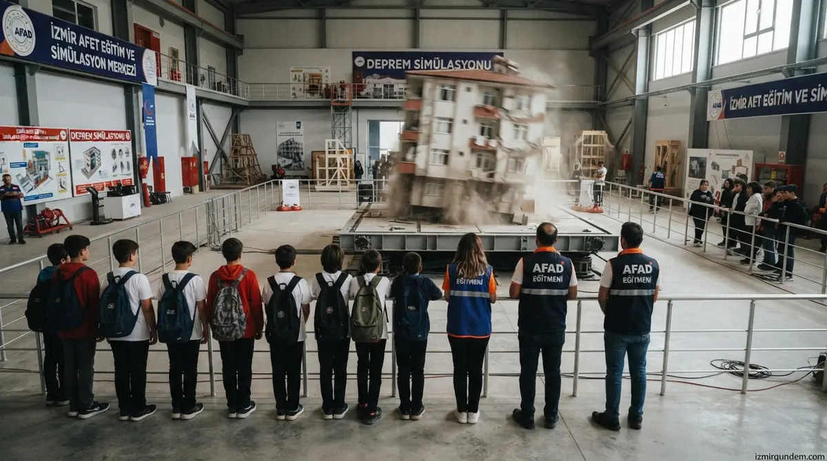 Karşıyaka'da Gençlere Hayati Eğitim: 10 Farklı Simülasyonla Afet