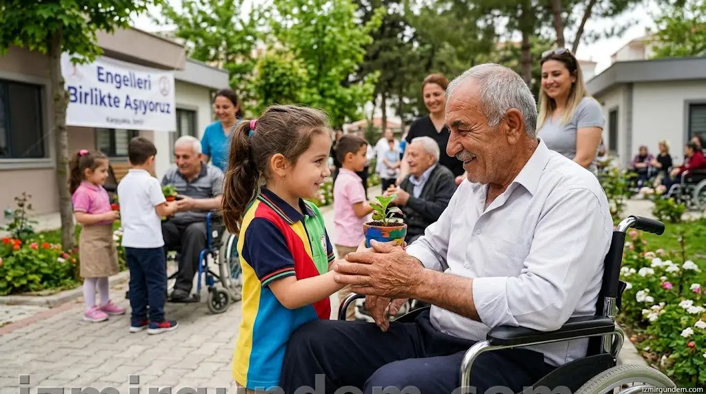 Karşıyaka'da Minik Eller Engelli Vatandaşlara Umut Oldu