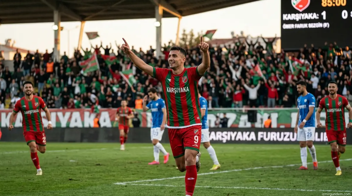 Karşıyaka’da Ömer Faruk Sezgin Fırtınası: 9 Maçta 9 Gol!