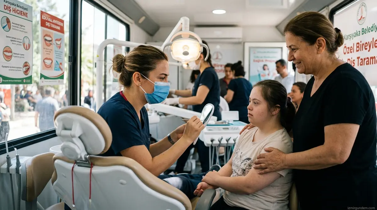 Karşıyaka'da Özel Bireylere Yerinde Diş Tedavisi: 50 Kişiye Şifa Oldu