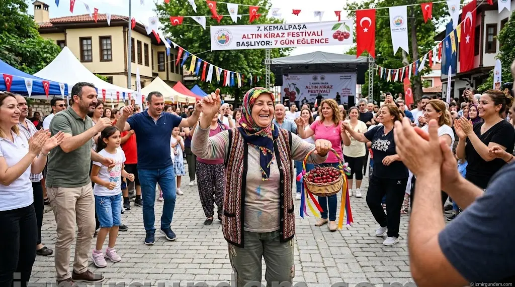 Kemalpaşa Altın Kiraz Festivali Başlıyor: 7 Gün Eğlence